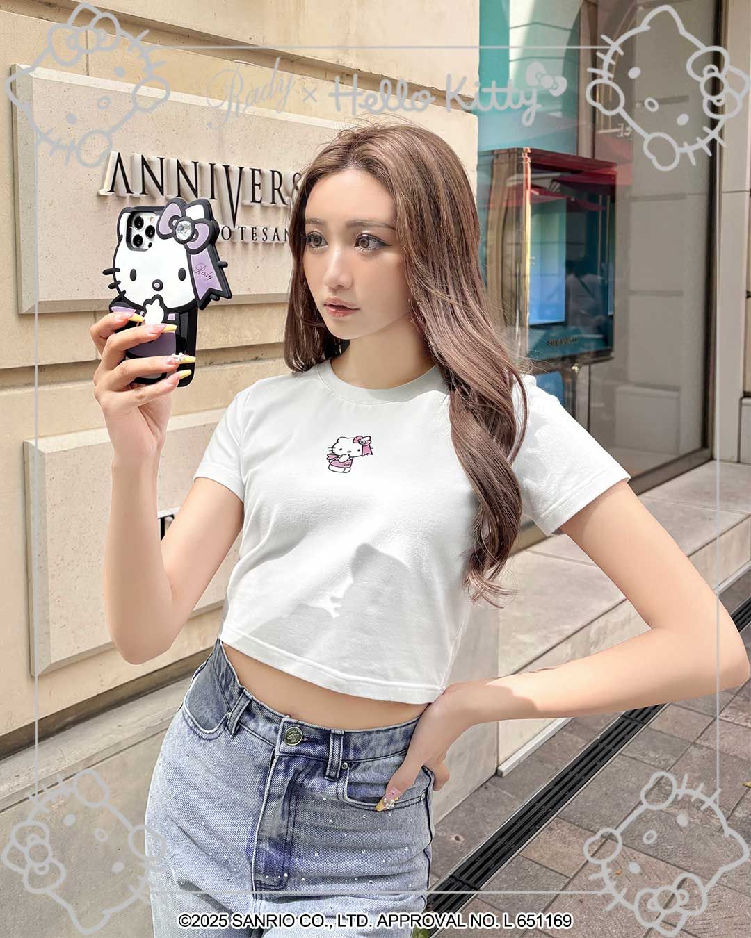 Rady キティフーディ ラベンダー サイズM Rady×キティコラボ💜 大人ラベンダーのキティちゃんが かわいす