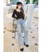 Rady ストーン付きワイドデニムパンツセット Rady ストーン付きワイドデニムパンツセット ストーン付きワイド