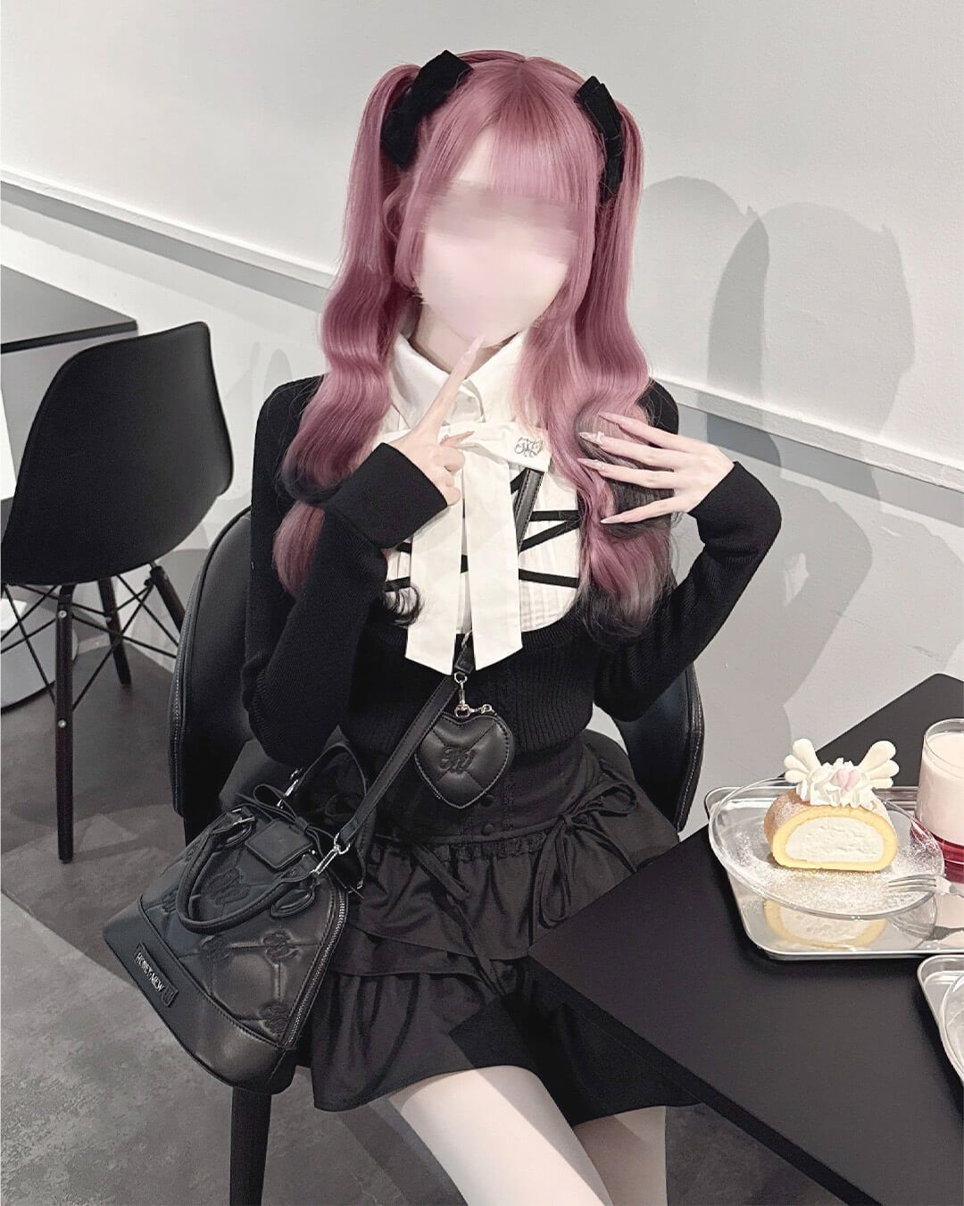ポーチ付きロゴキルティングバッグ ピンク | ファッション通販