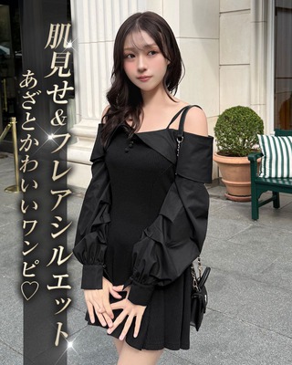 rady クロスTワンピース　ブラック　残り1 Itemlist | ファッション通販＆メディアMyColor ～マイカラー～