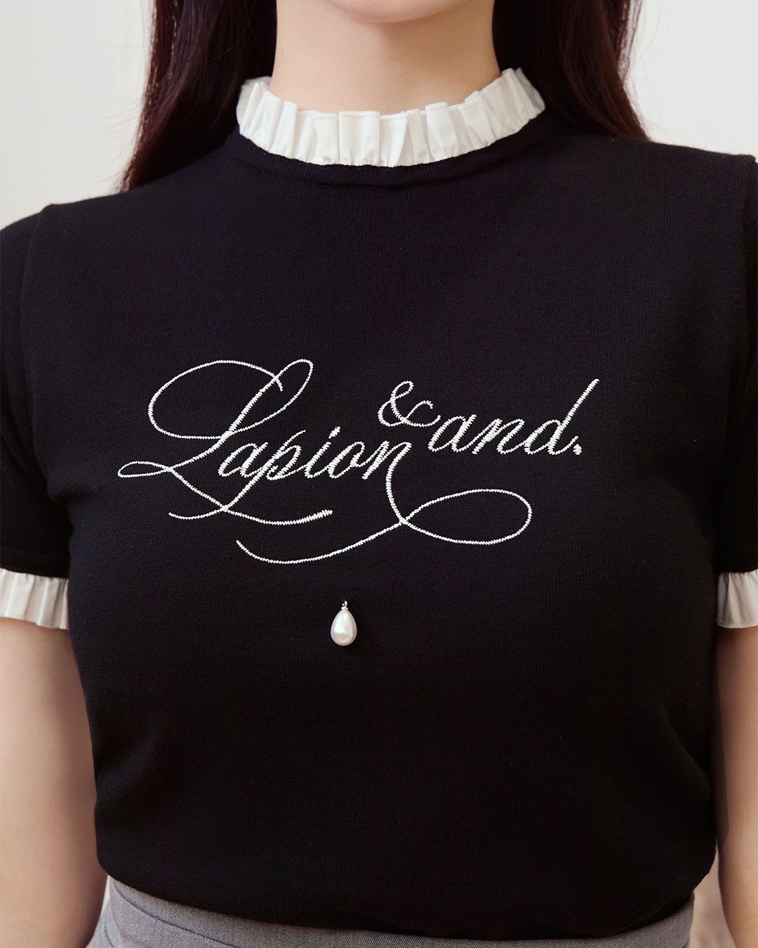 Lapion Knit Tops グレー | ファッション通販＆メディアMyColor ～マイ