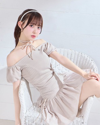 michell Macaron♡ツイードフレアワンピースXS 大人気ツイードフレアワンピース🖤 ゆな/154cm 骨格ナチュラル XS着用
