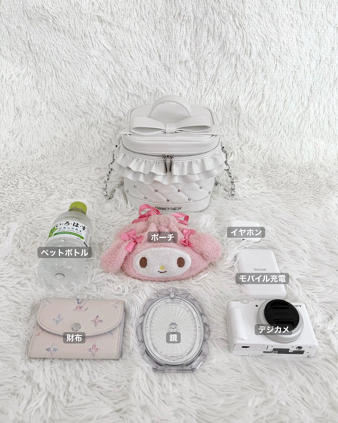 ビッグバニティショルダー ピンク×ブラック | ファッション通販