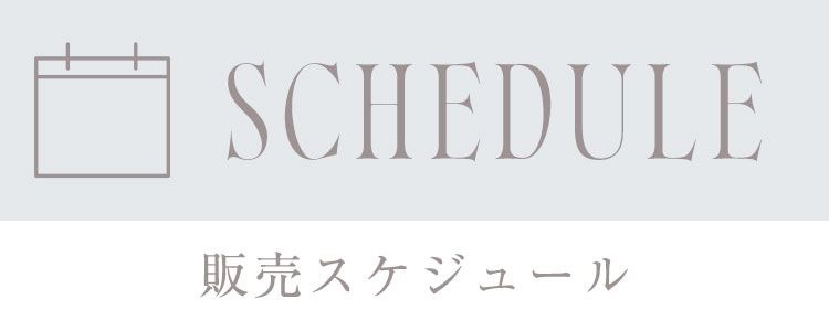 販売スケージュール