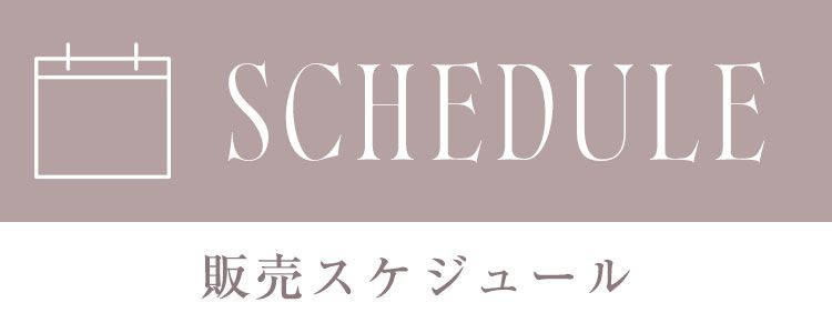 販売スケージュール