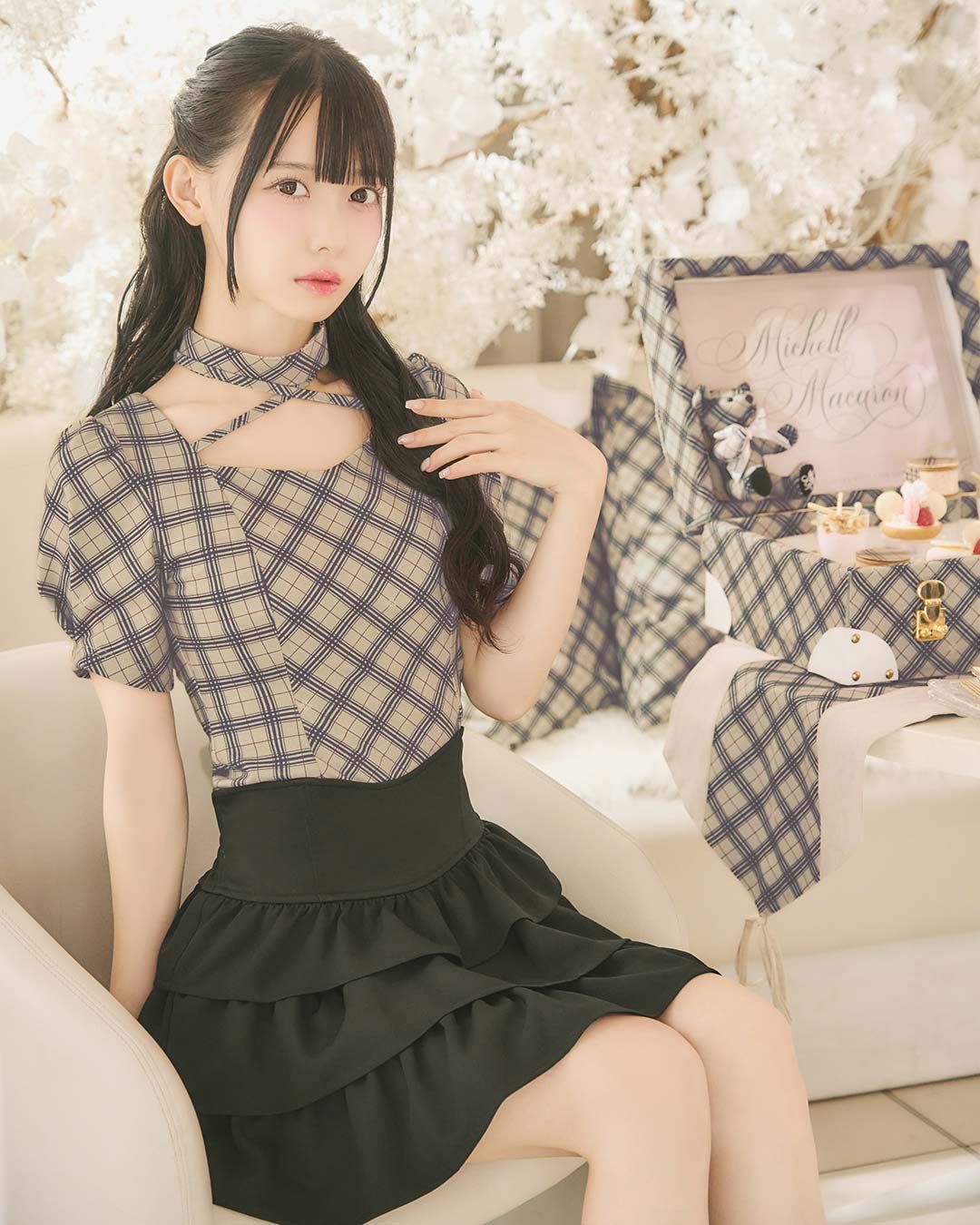 フリル美脚スカート ブラック | ファッション通販＆メディア