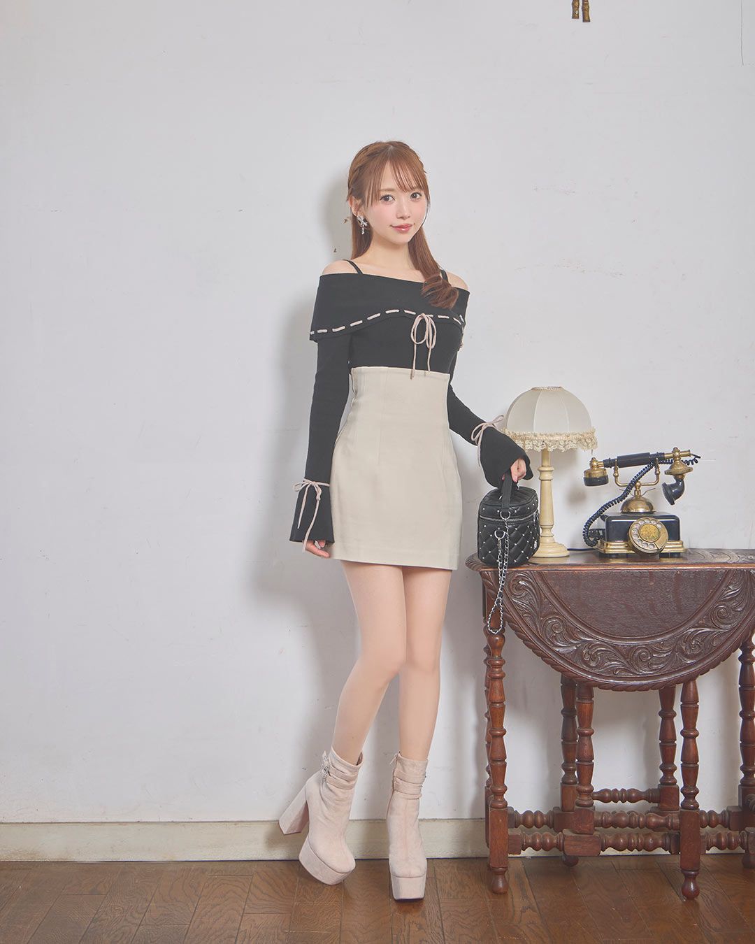 くびれ♡美脚スカート ブラック | ファッション通販＆メディアMyColor