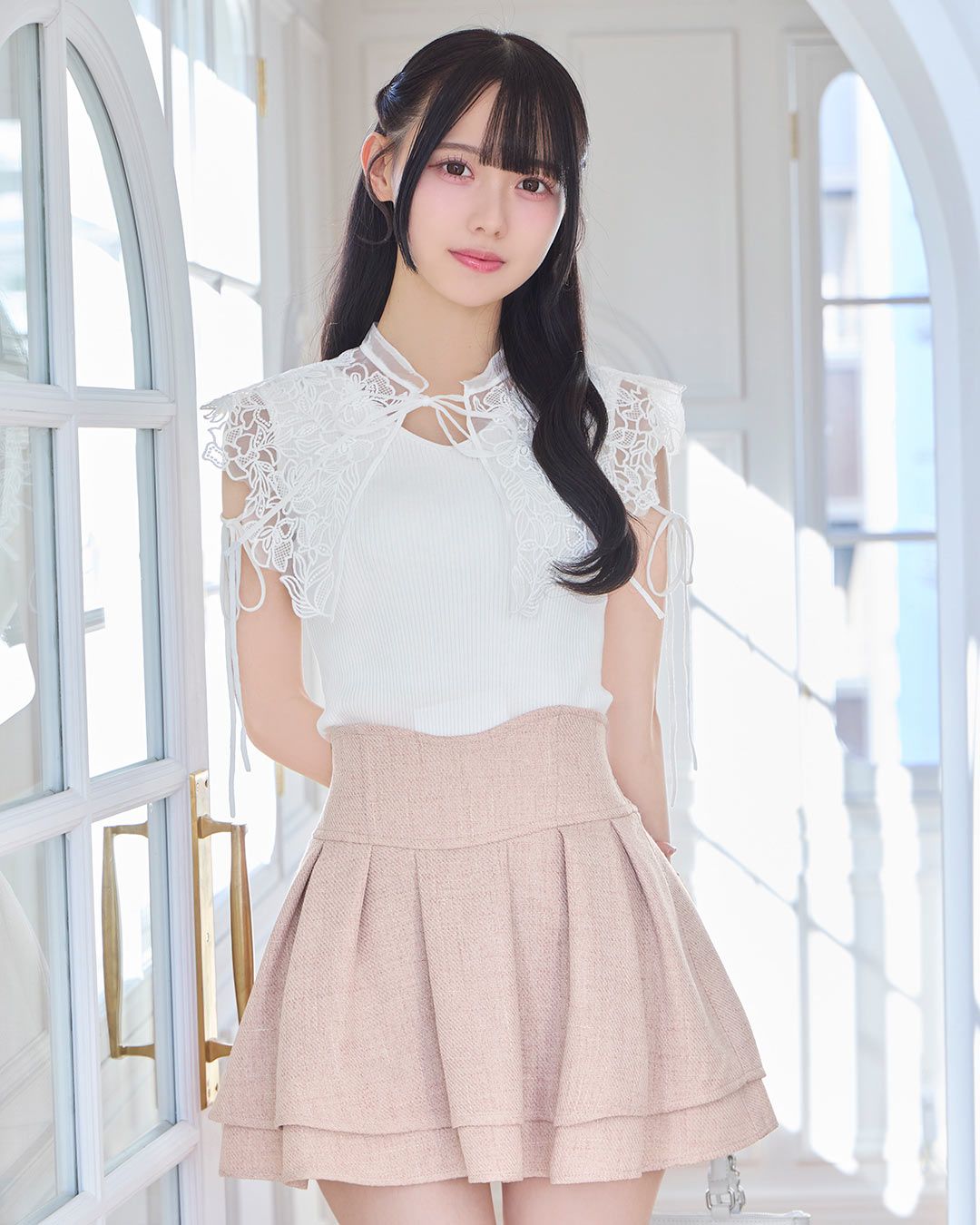 美脚エレガントツイードスカート ピンク | ファッション通販＆メディア