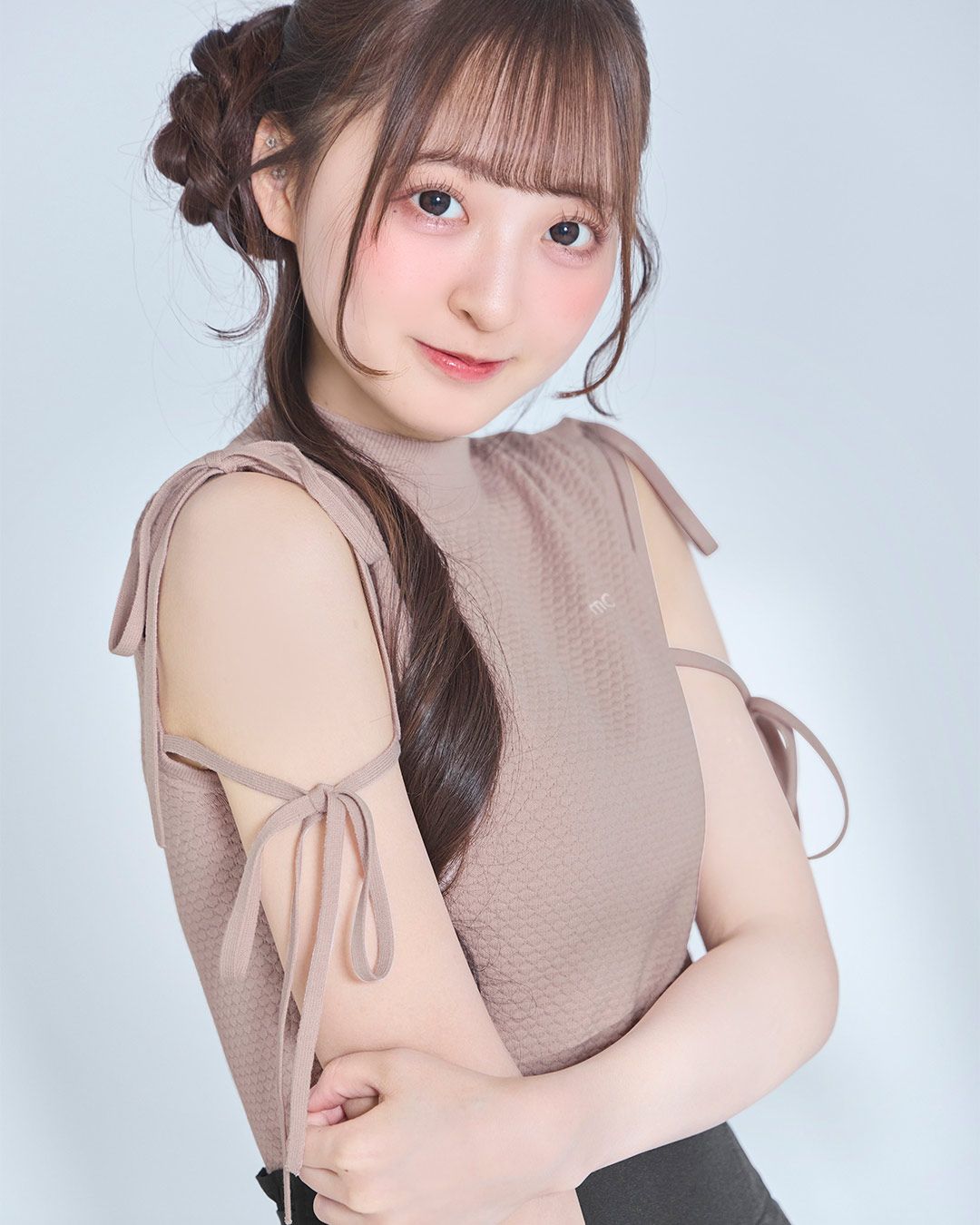 andmary ミロリボンニットトップス アンドマリー andmary Alma ribbon