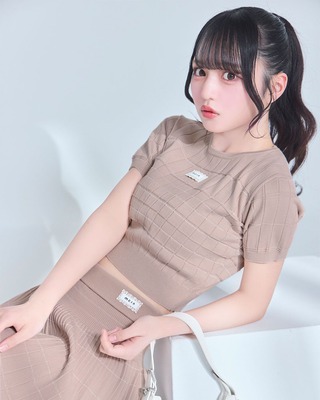 ミシェルマカロン michellMacaronロゴニットノースリーブワンピース ミシェルマカロン ロゴニットノースリーブワンピース iLiFE