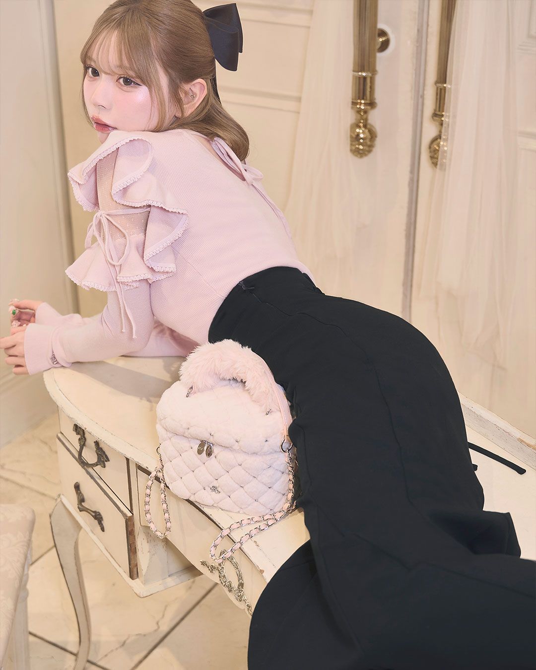 大人の美脚スカート ブラック | ファッション通販＆メディアMyColor