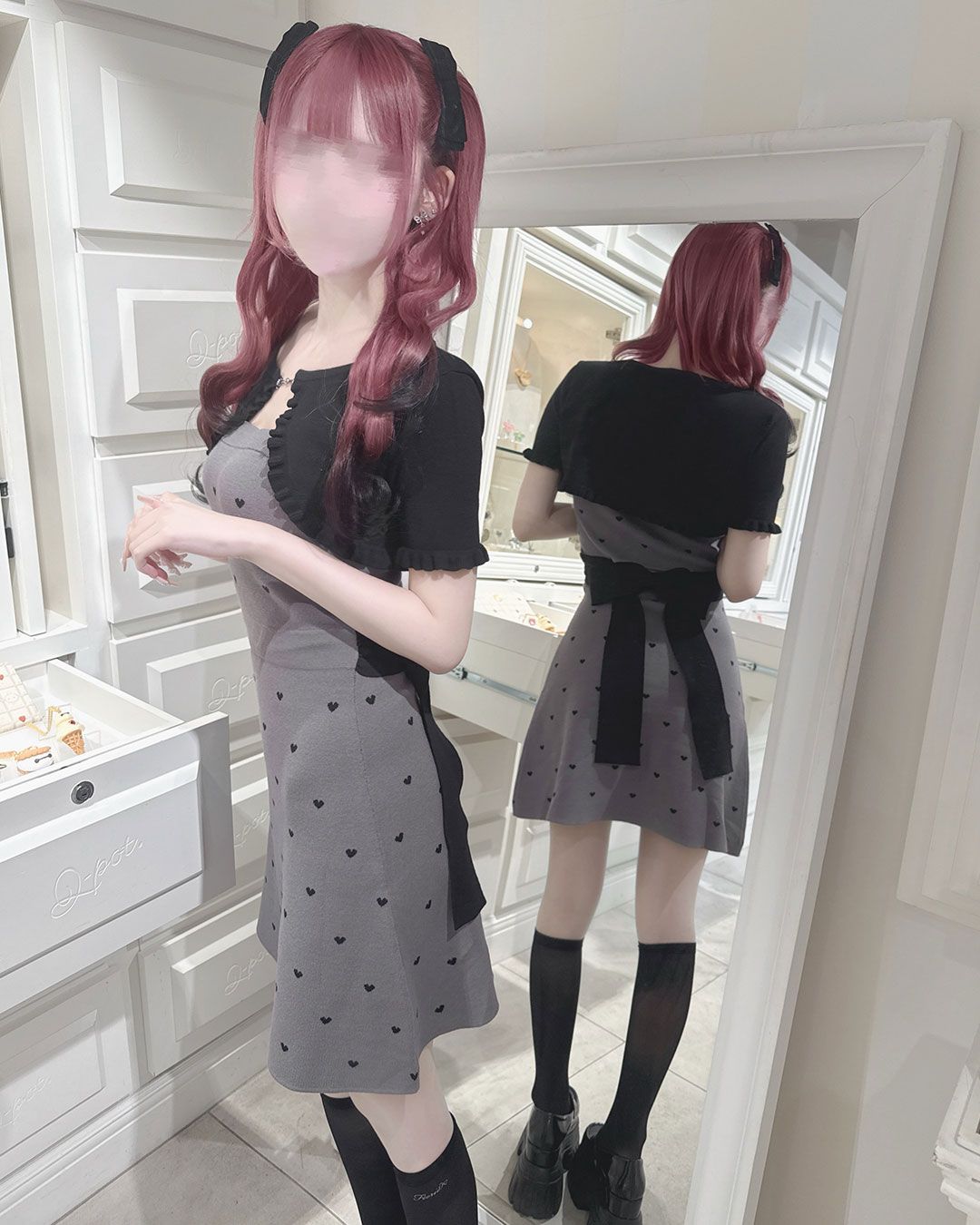 ピンク、フリー【新品未開封】Luv アンサンブルワンピース　SJJ0252MC Luv アンサンブルワンピース ピンク | ファッション通販