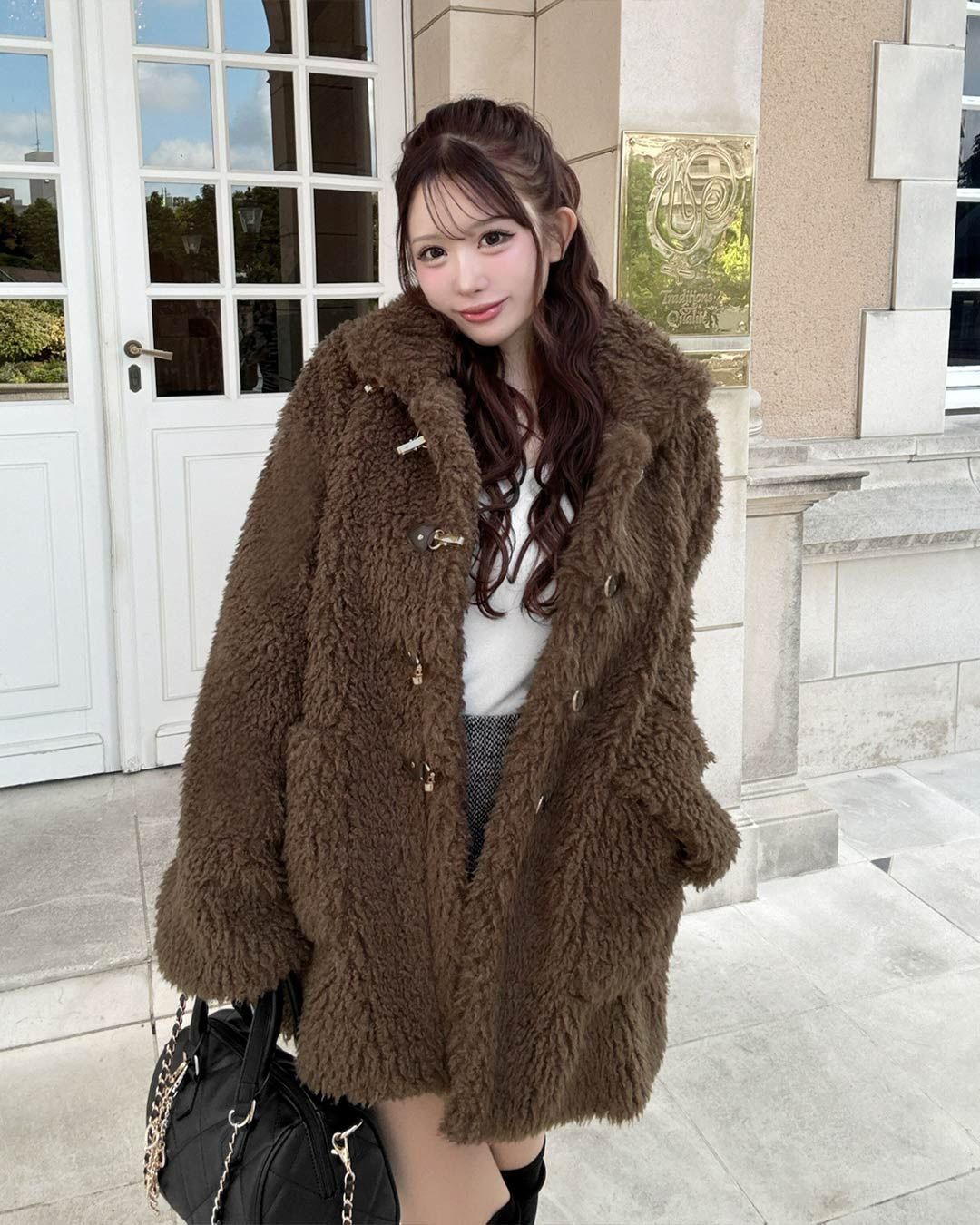 プードルファーコート ブラウン | ファッション通販＆メディアMyColor