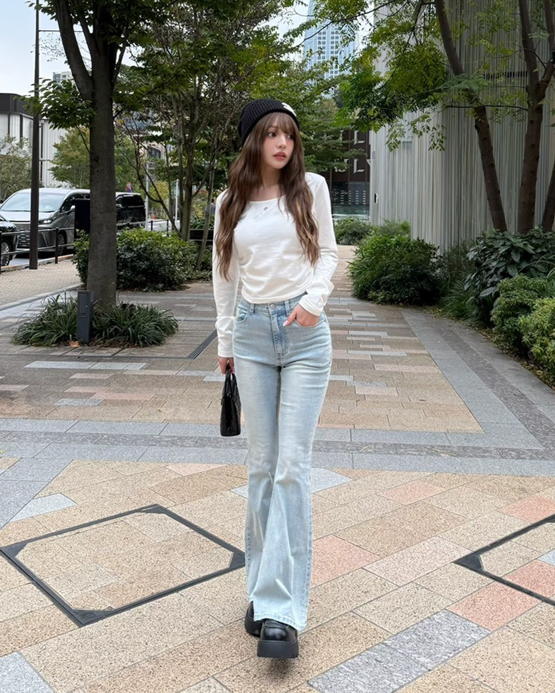 美尻美脚デニム ライトブルー | ファッション通販＆メディア