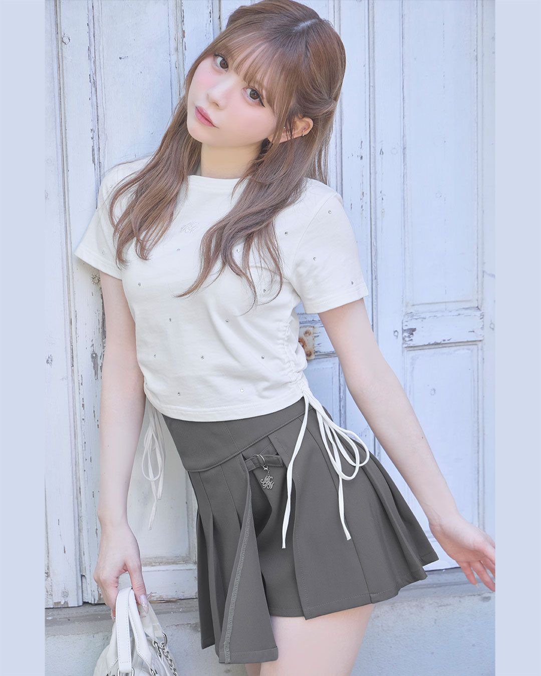 美脚スカパン グレー XS 美脚スカパン グレー | ファッション通販＆メディアMyColor