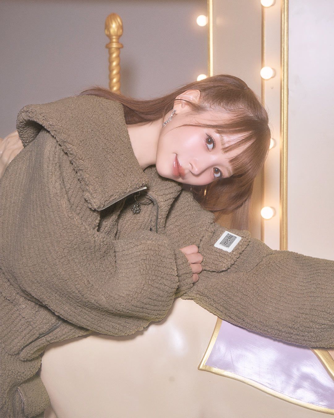 ポケットビッグカラーセットアップ アイボリー | ファッション通販