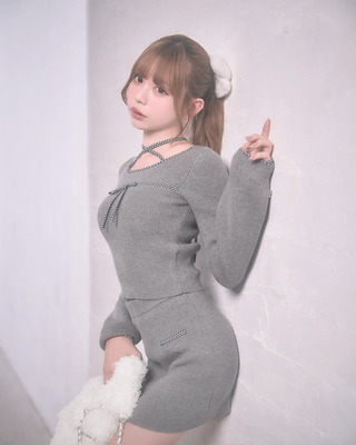 ランダムチェックアンサンブルワンピ ブラウン | ファッション通販