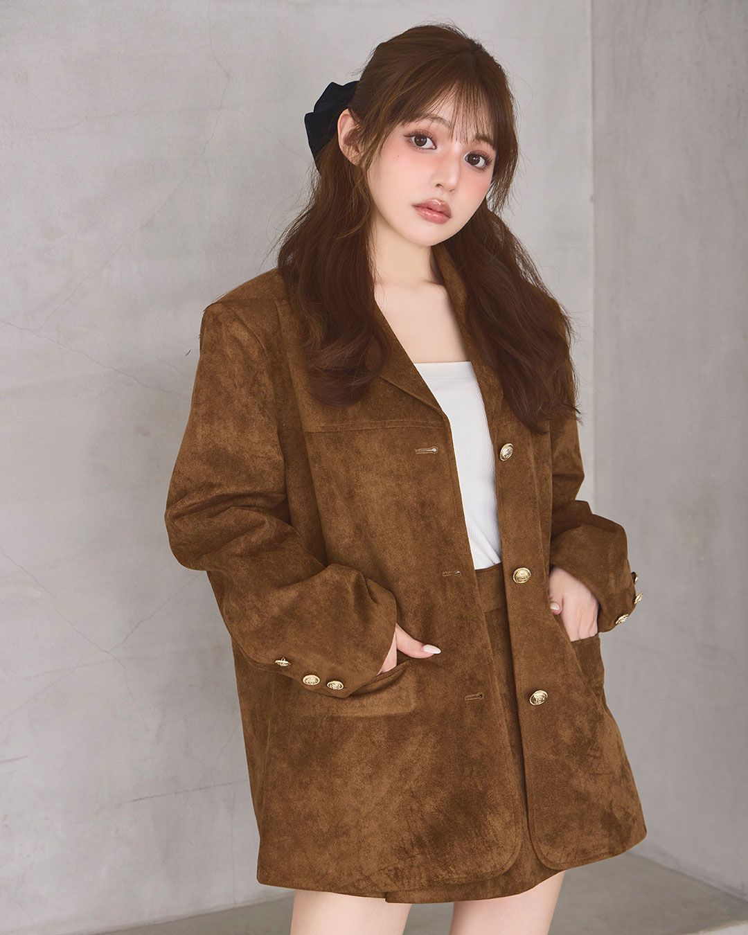 ジャケットセットアップ ブラウン | ファッション通販＆メディア