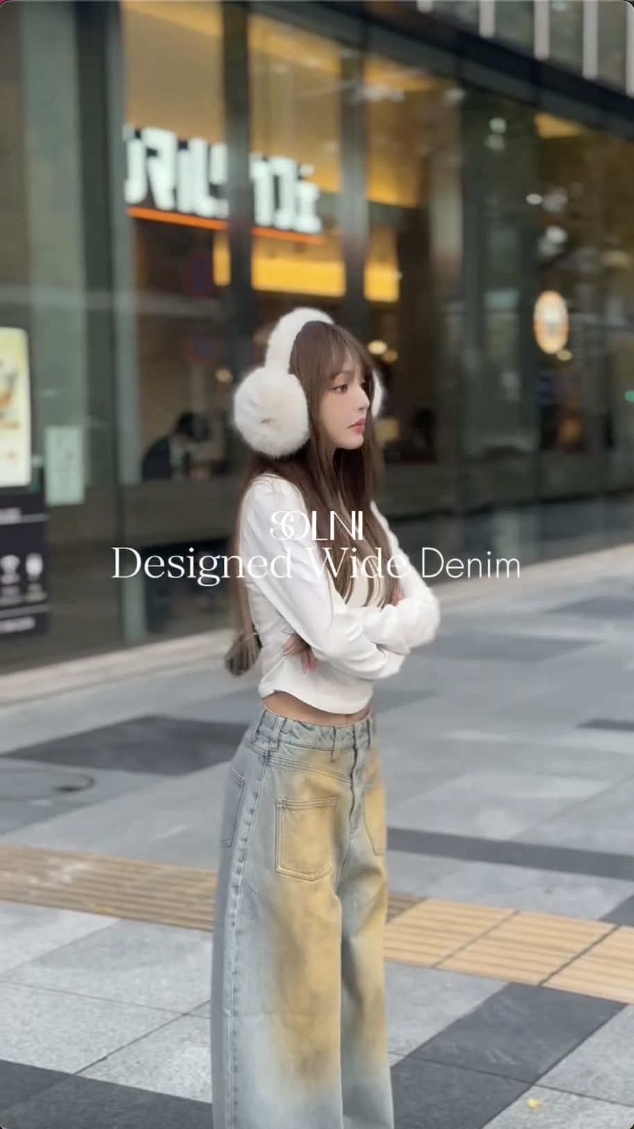 フリップデザインデニム ライトブルー | ファッション通販＆メディア