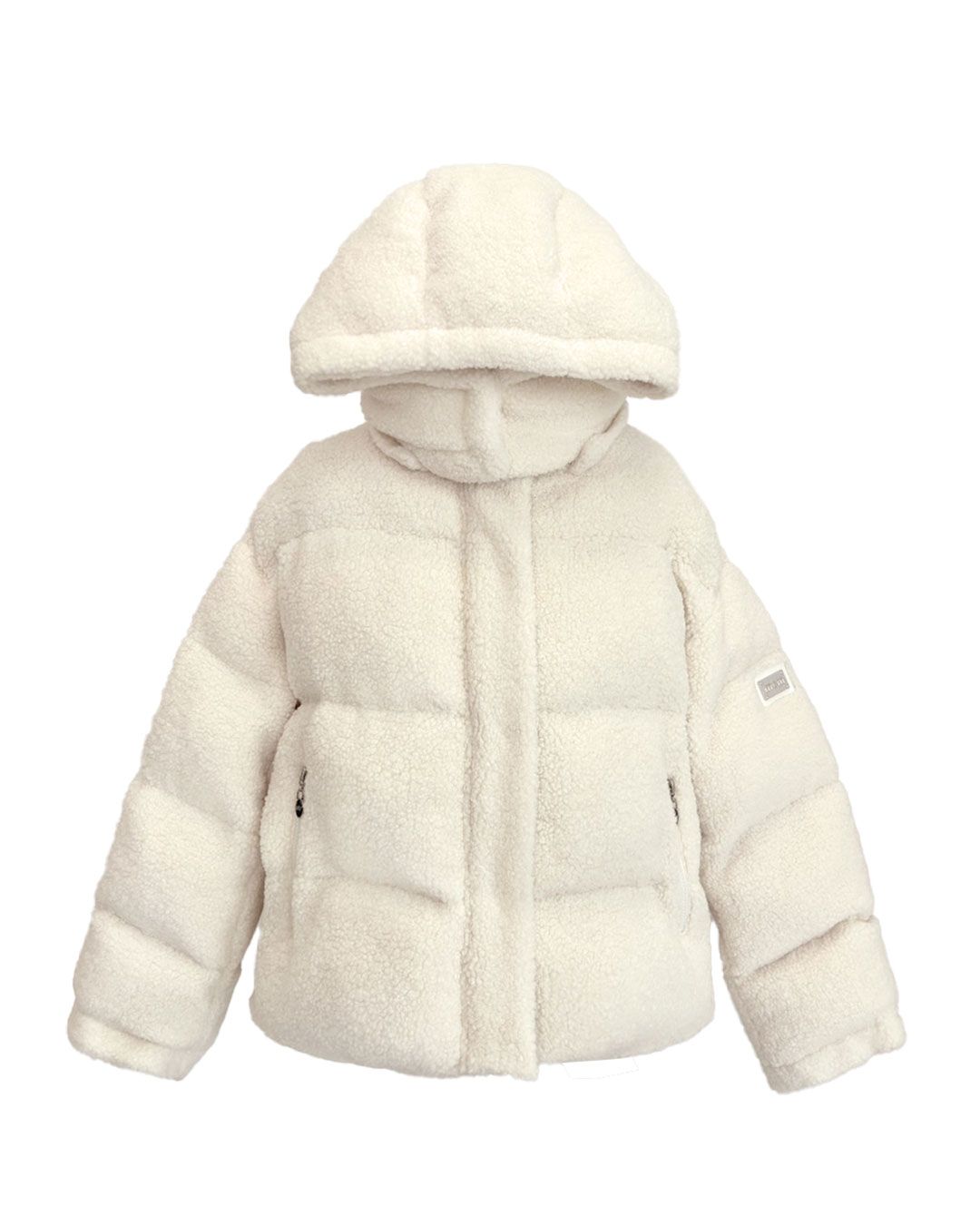 フーディーボアショートブルゾン オフホワイト | ファッション通販