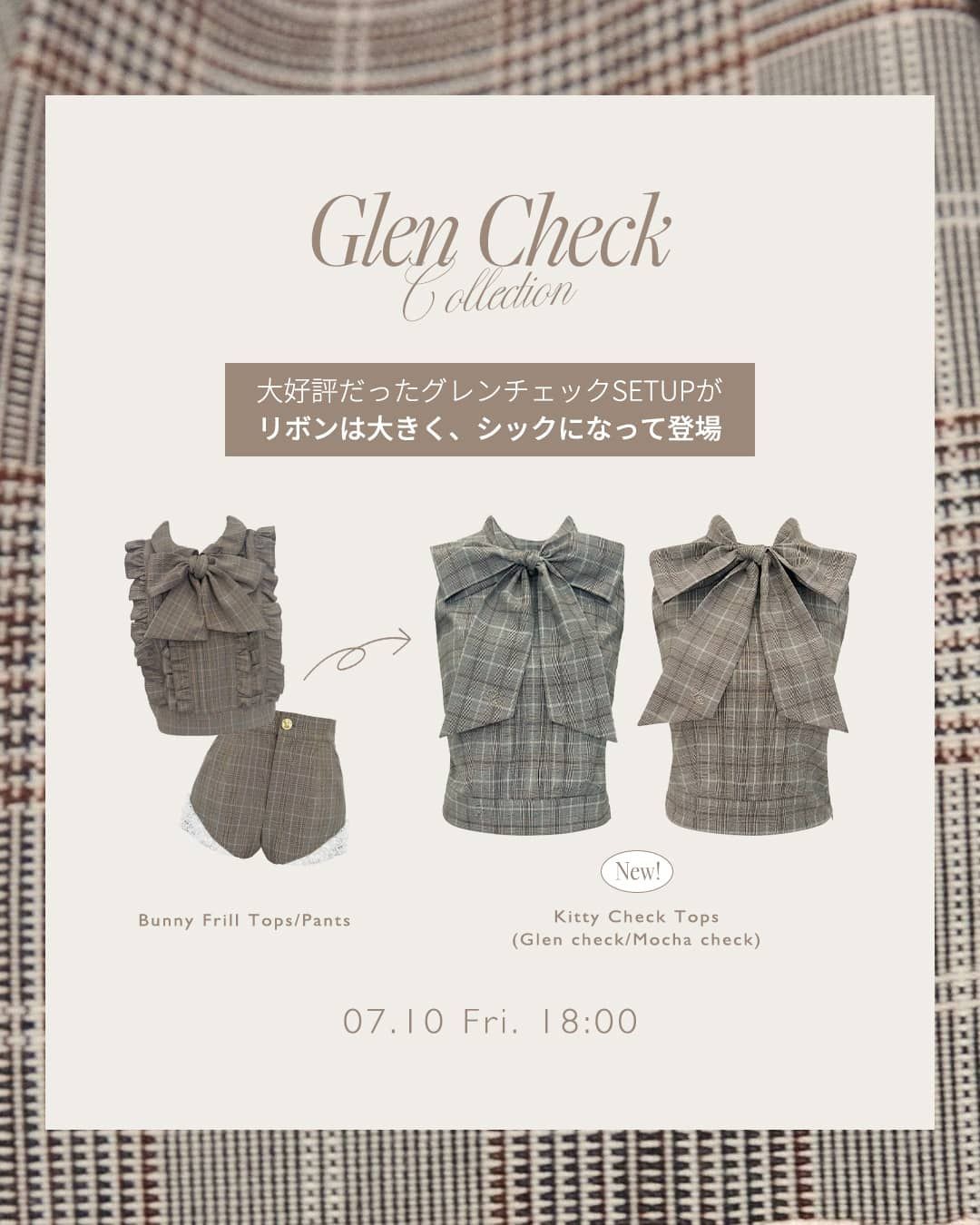 Kitty Check Tops