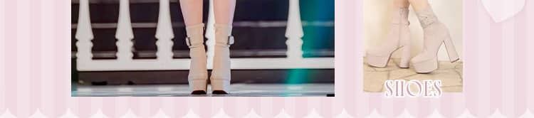 SEV0060盛れる♡バックルショートブーツ13cm