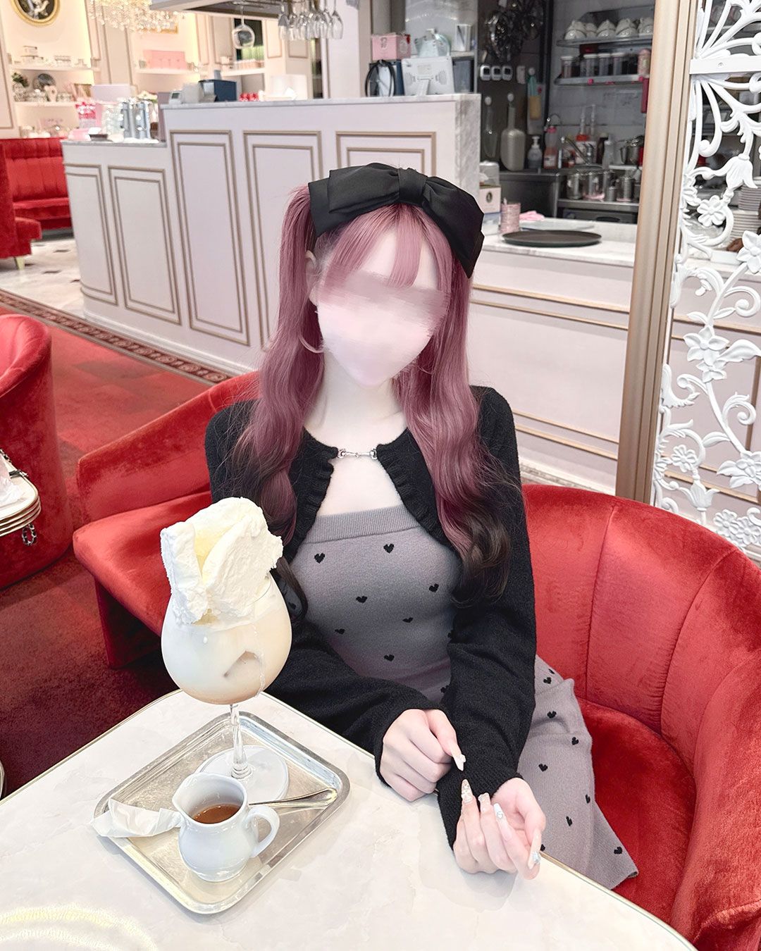 Luv シャギーアンサンブルワンピース ブラック | ファッション通販