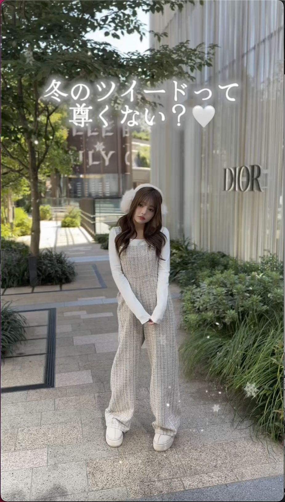 ツイードコンビネゾン ブラック | ファッション通販＆メディアMyColor