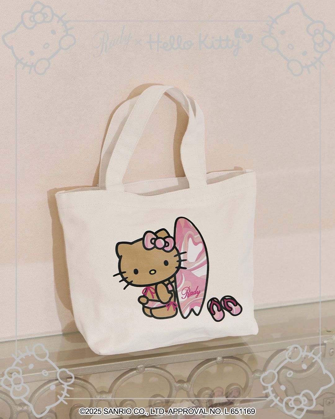 日焼けHello Kitty miniトート ナチュラル | ファッション通販