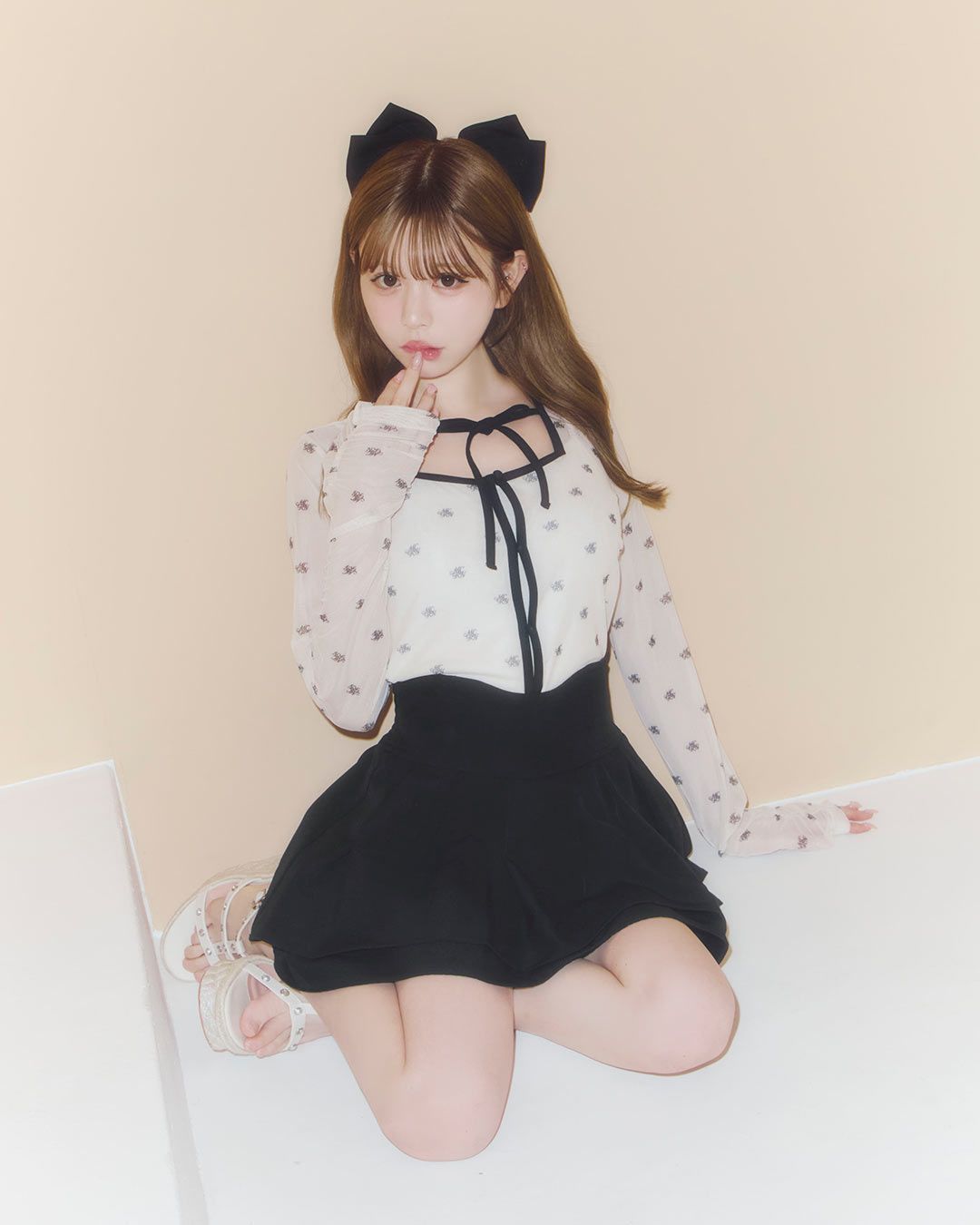 殿堂入り!!美脚になれるスカート♡（インナーパンツ付） ピンク