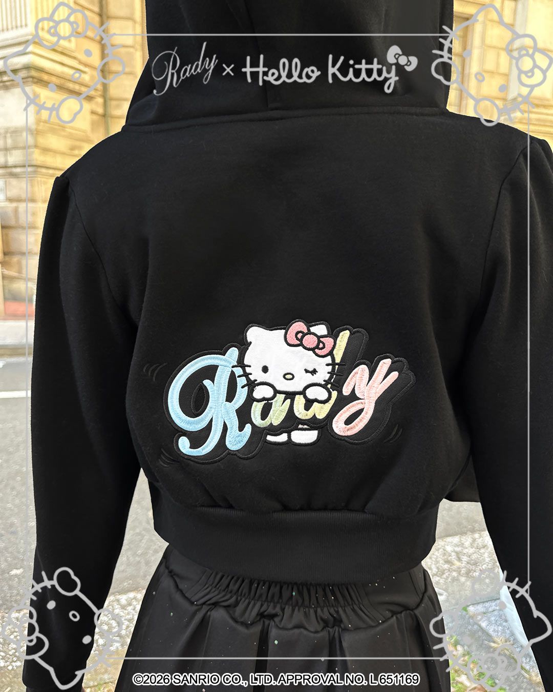 Hello Kitty フーディ ブラック | ファッション通販＆メディアMyColor