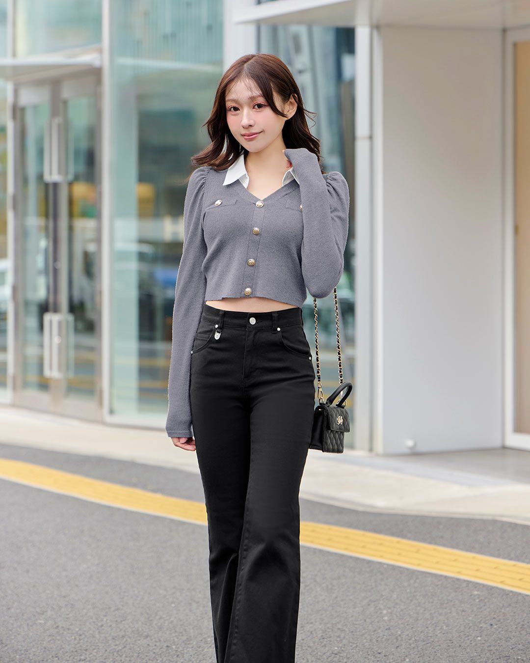 フレアデニムパンツ ライトブルー | ファッション通販＆メディア