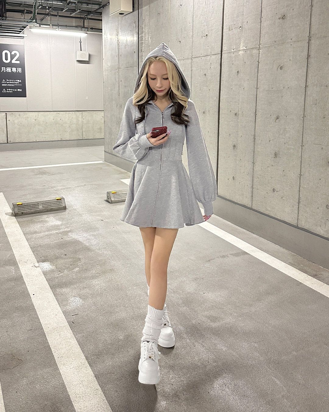 ボディボードセット一式 女子ウエット付き すぐ使える コルセットワンピース（裏起毛） グレー | ファッション通販＆メディア