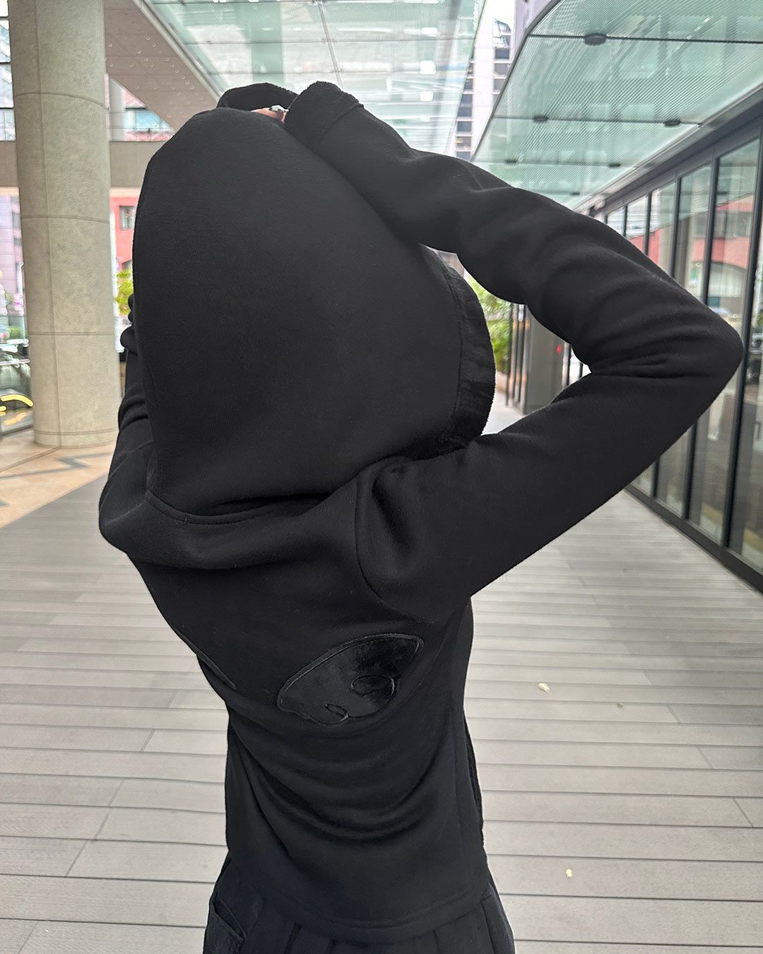 エンジェルセットアップ（裏起毛） ブラック | ファッション通販