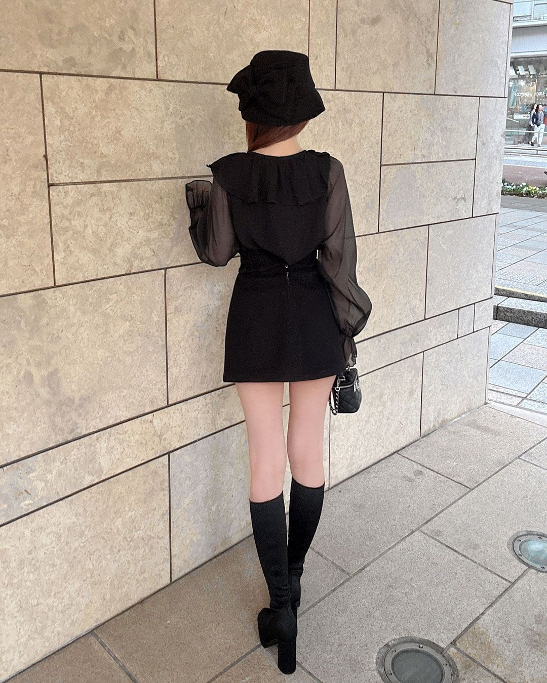 ビジュースカート（インナーパンツ付き） ブラック | ファッション通販