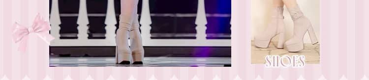 SEV0060盛れる♡バックルショートブーツ13cm