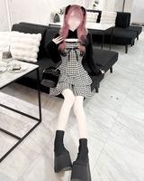 ギンガムチェックフリルアンサンブルワンピース ピンク | ファッション