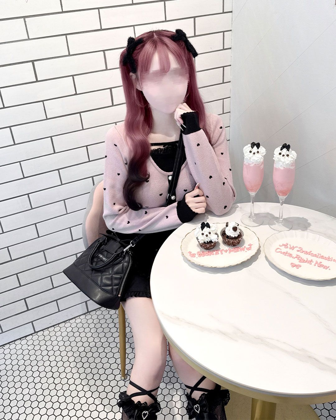 ハニーミュウ Luv ドッキングカーデトップス ミシェルマカロン Luv ドッキングカーデトップス ピンク | ファッション通販